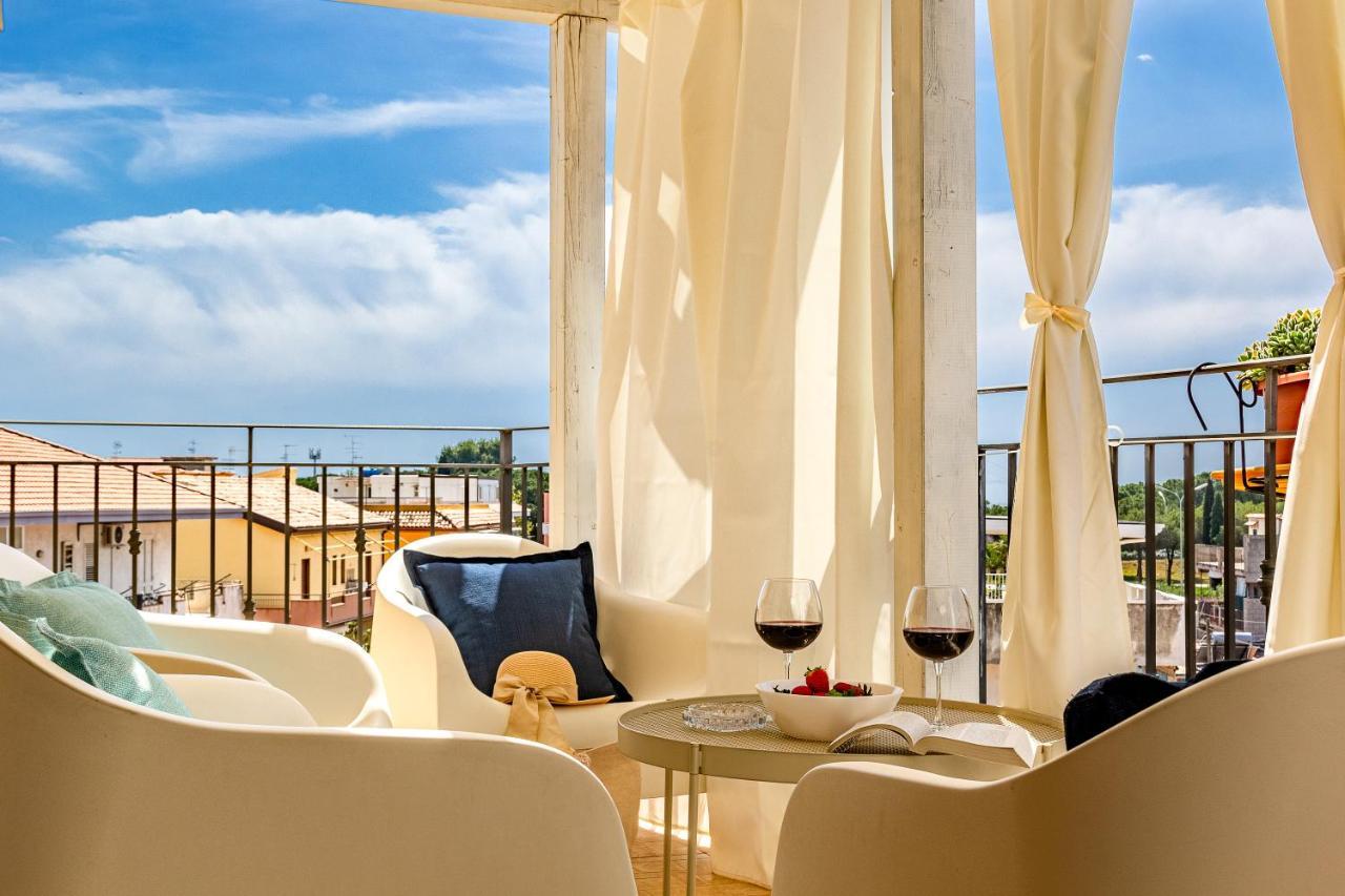 Villetta Desiderio Apartment จีอาร์ดีนี นักซอส ภายนอก รูปภาพ